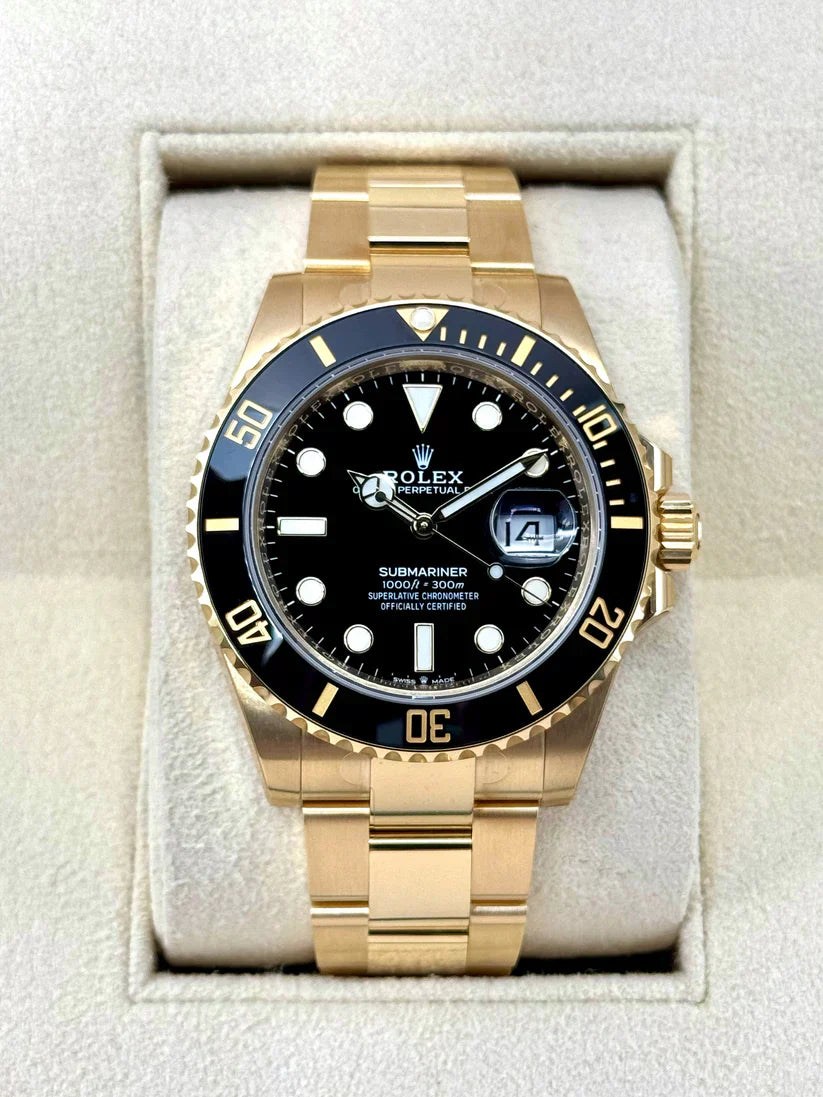 Rolex Submariner Date Full Gold & Noir