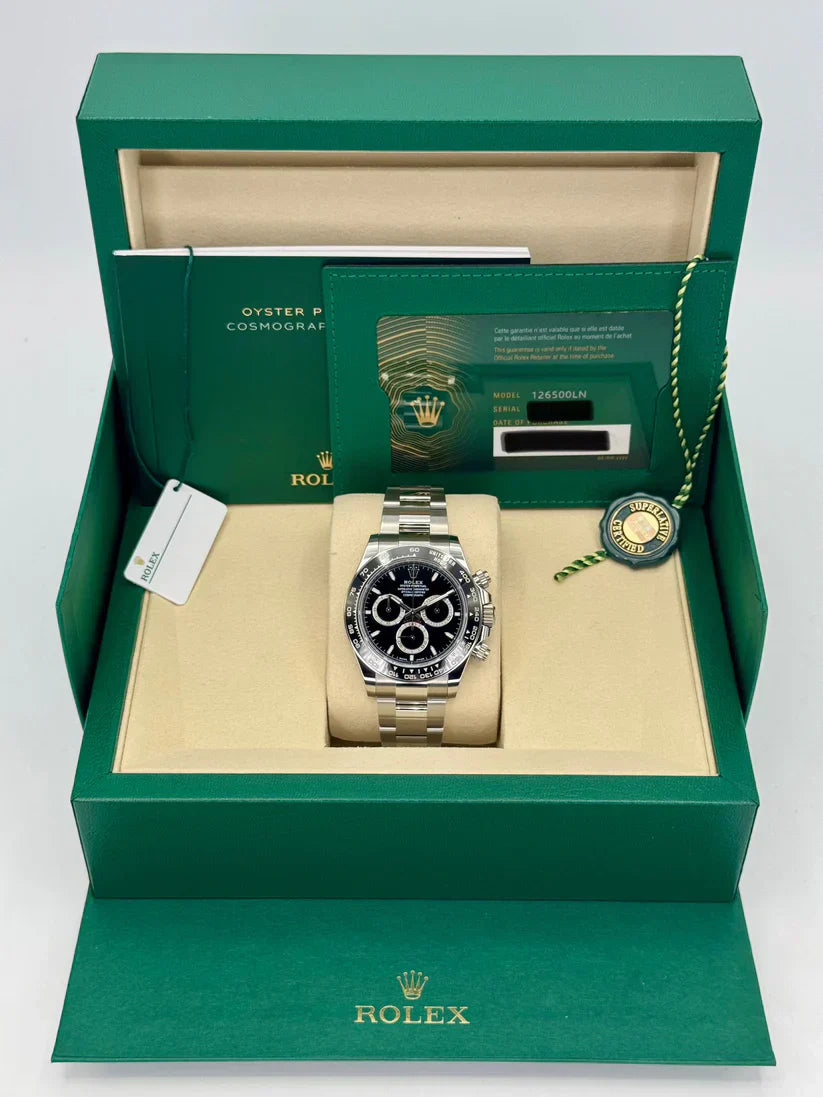 Rolex Daytona Acier Fond Noir