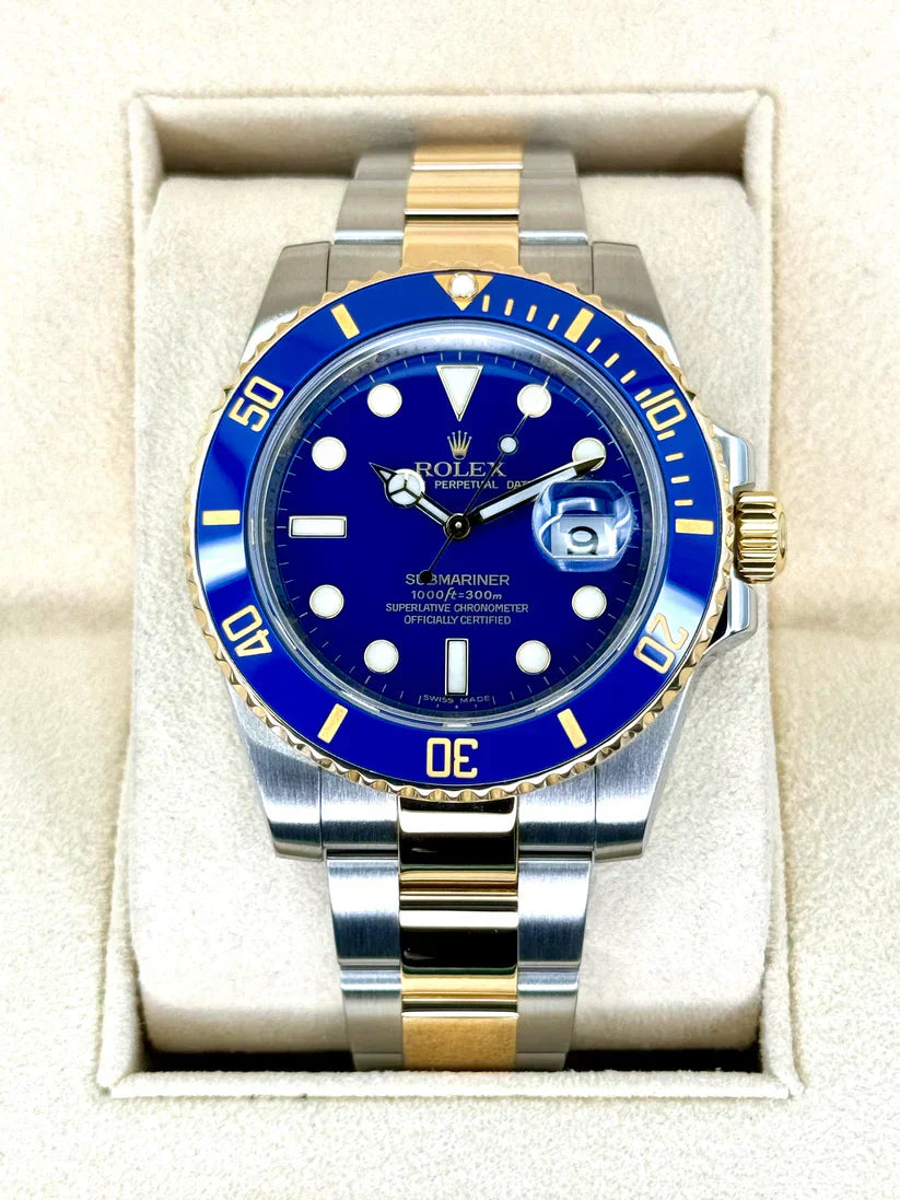 Rolex Submariner Date Or & Bleue