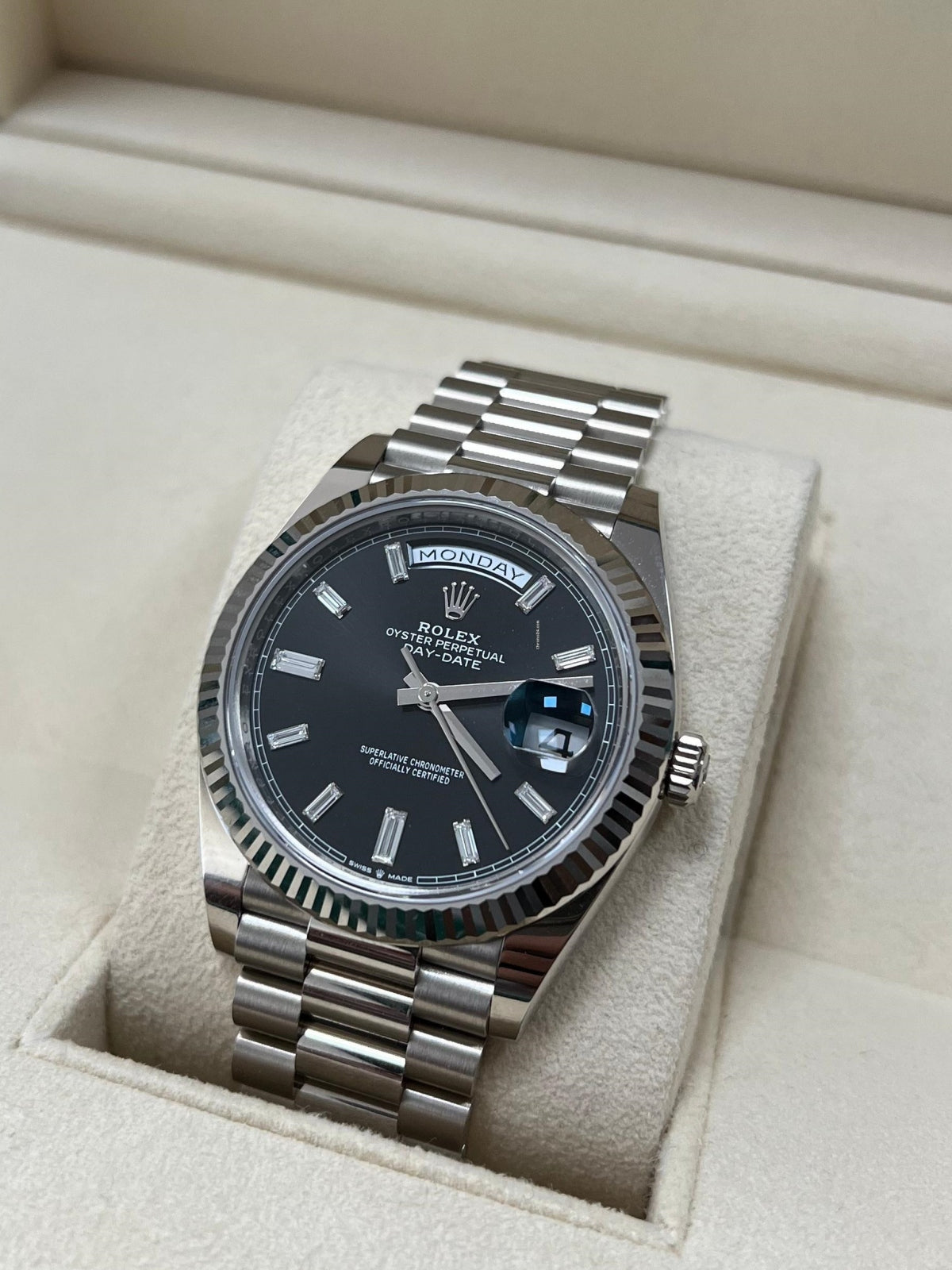 Rolex Day-Date Black Diamonds