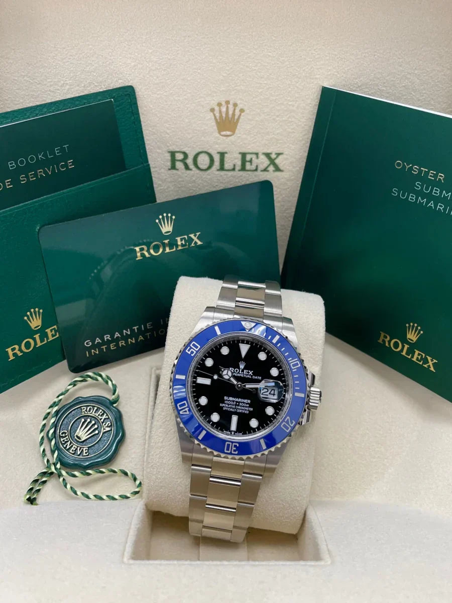 Rolex Submariner Date "The Blueberry" Or blanc