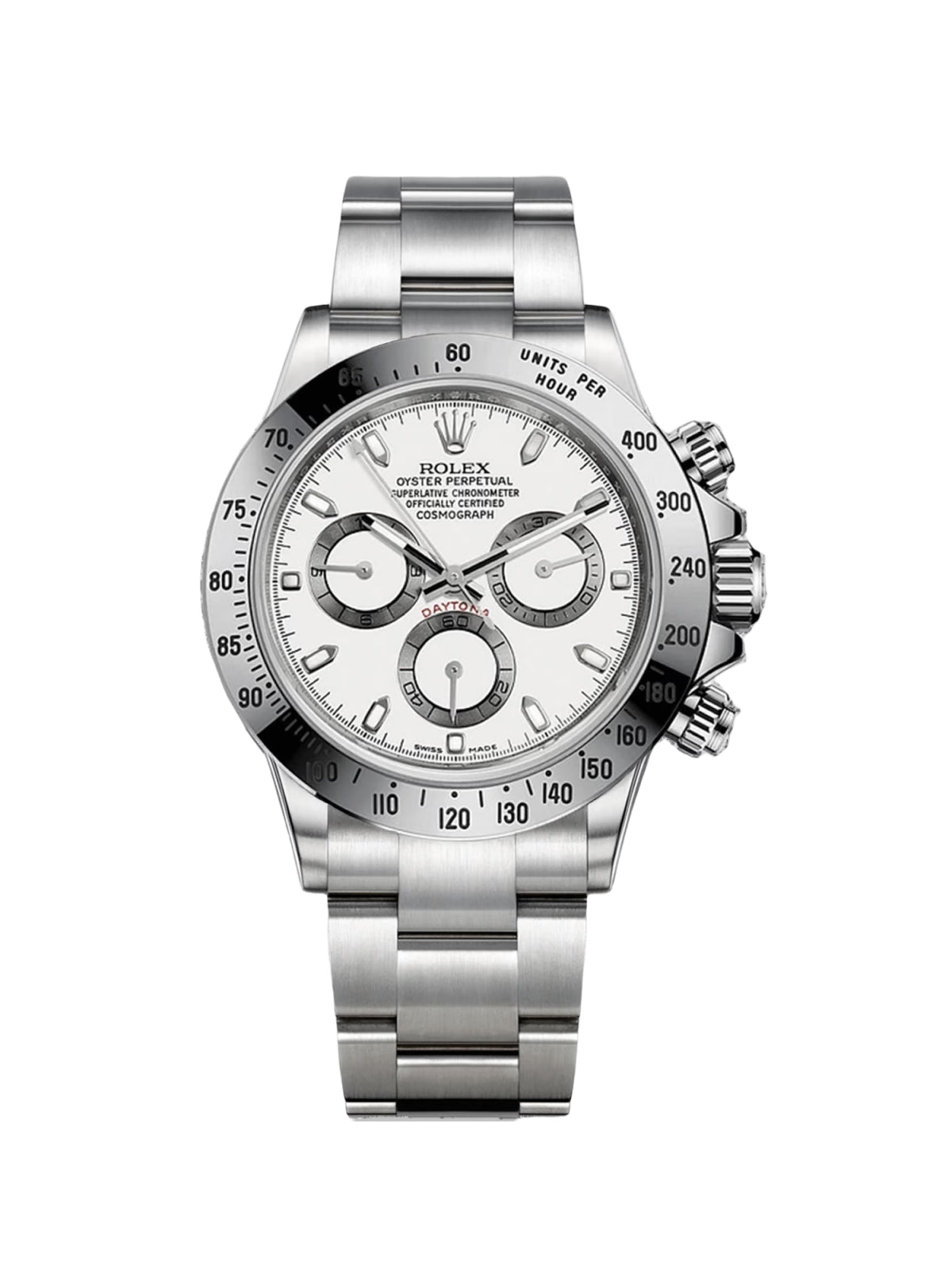 Rolex Daytona Acier Fond Full Blanc