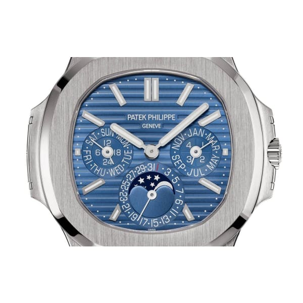 Patek Philippe Nautilus White Gold Moon Phase
