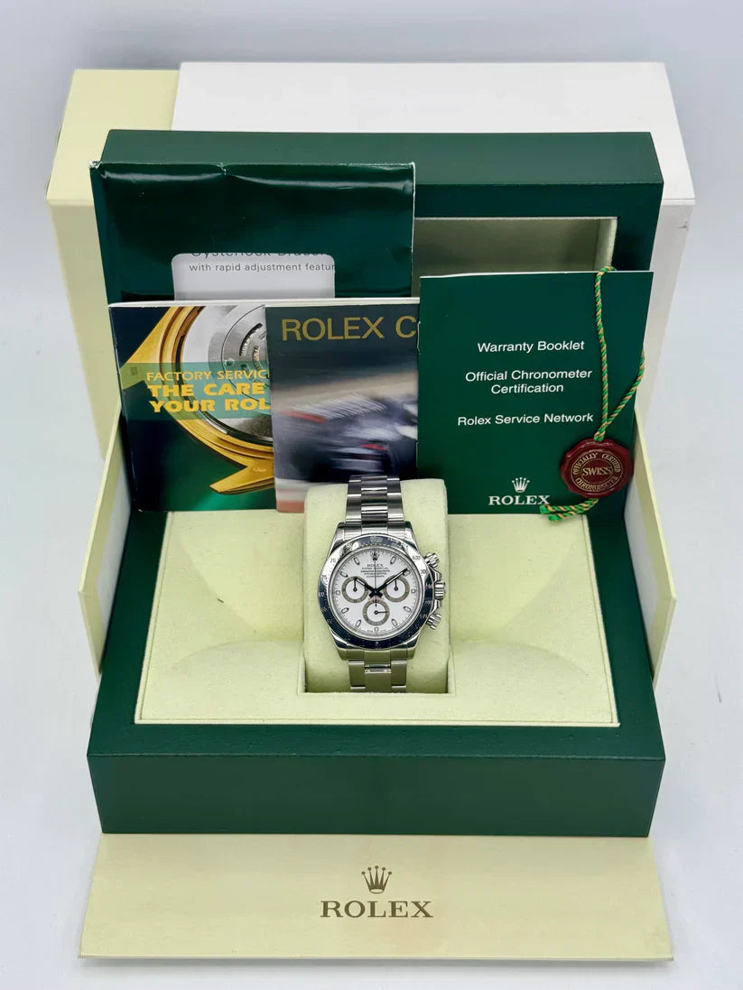Rolex Daytona Acier Fond Full Blanc
