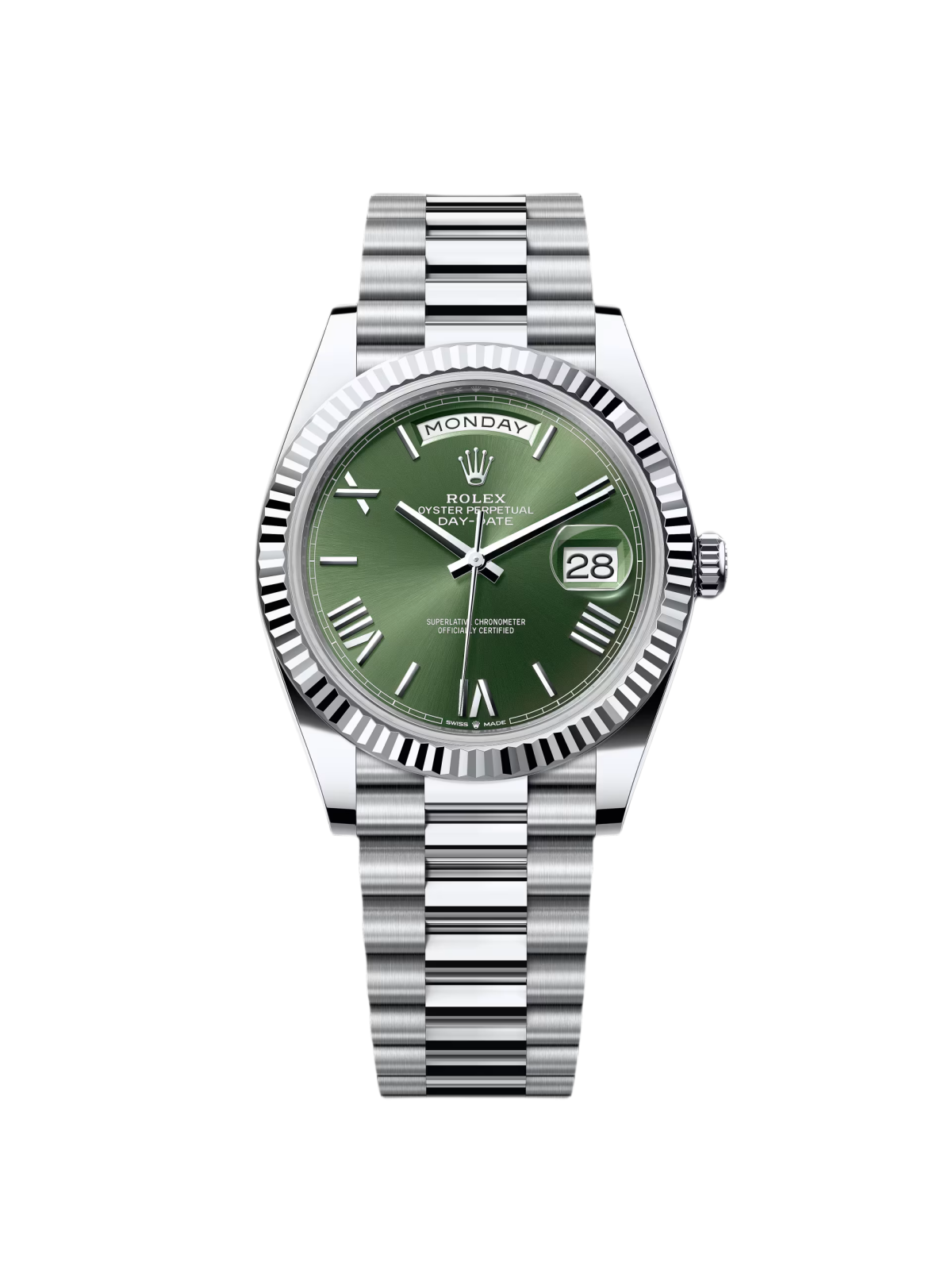 Rolex Day-Date Olive Roman