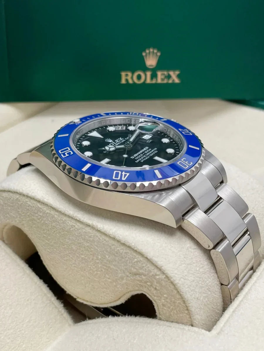 Rolex Submariner Date "The Blueberry" Or blanc