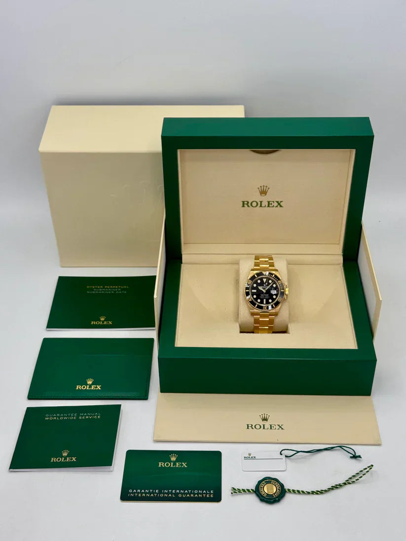 Rolex Submariner Date Full Gold & Noir