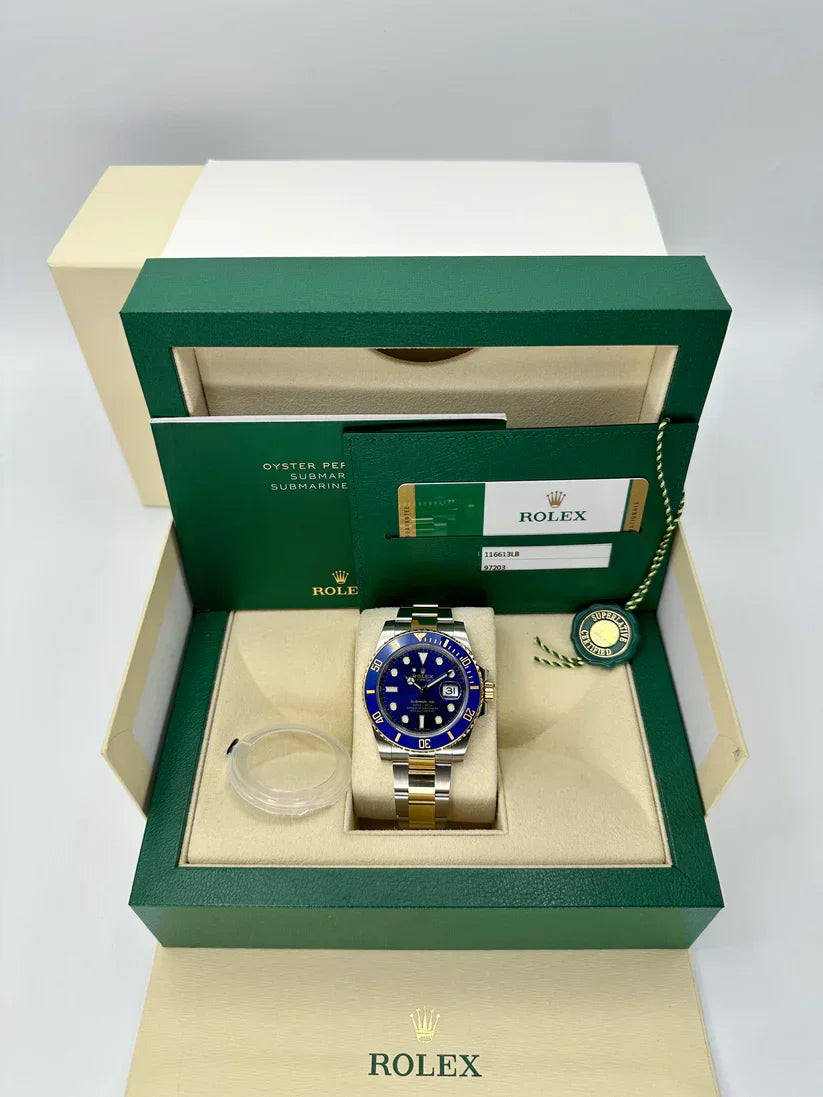 Rolex Submariner Date Or & Bleue