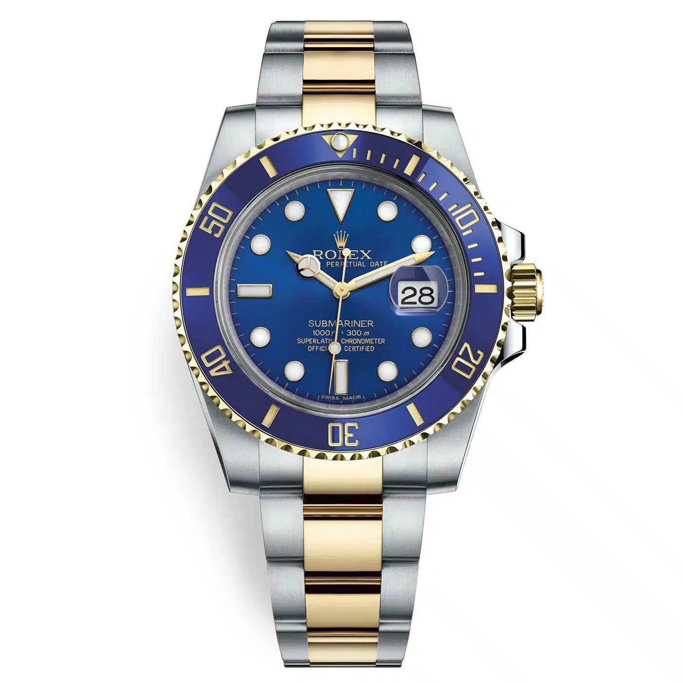 Rolex Submariner Date Or & Bleue