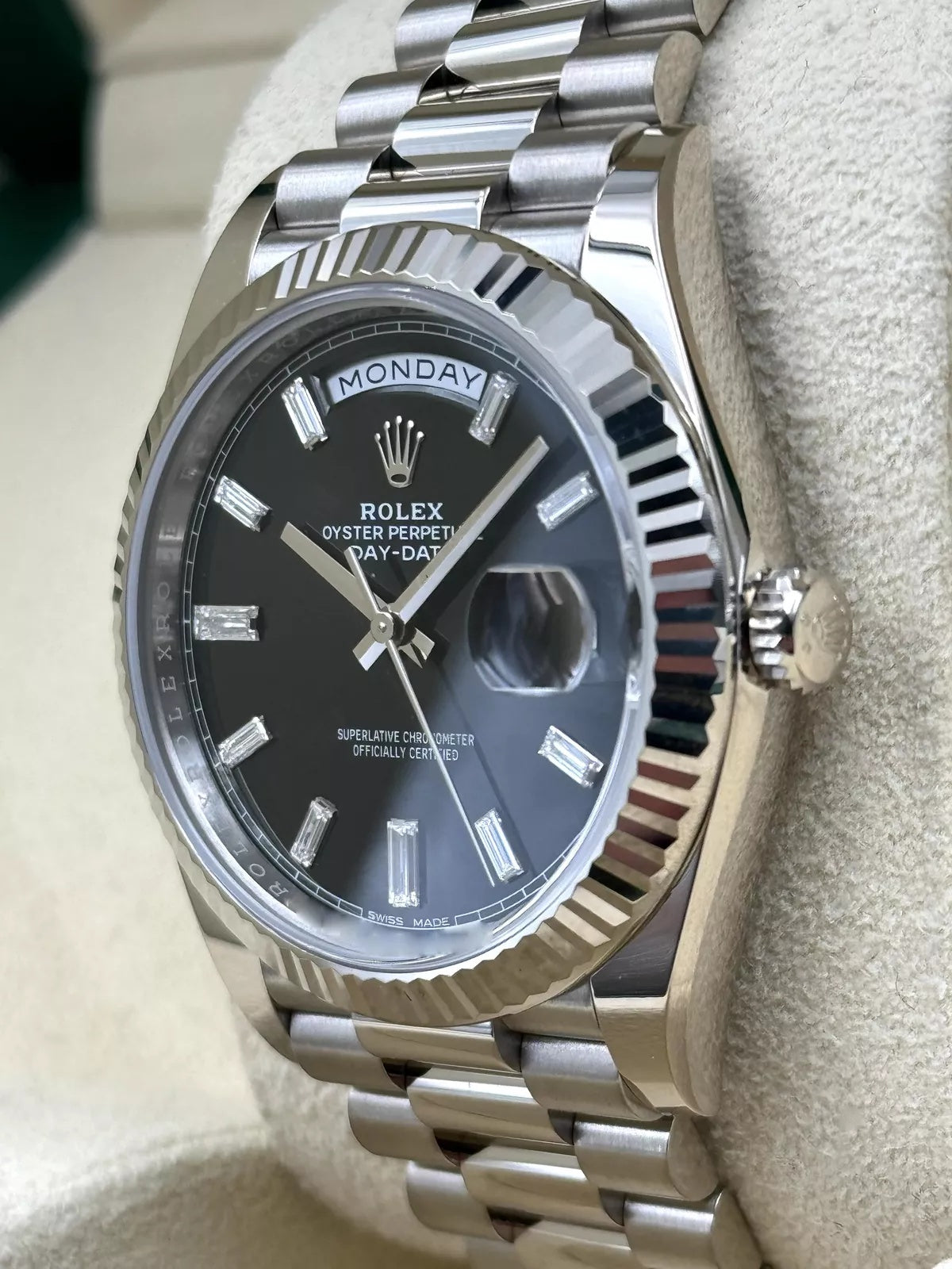Rolex Day-Date Black Diamonds