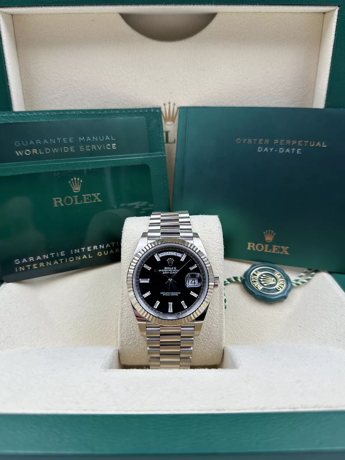 Rolex Day-Date Black Diamonds