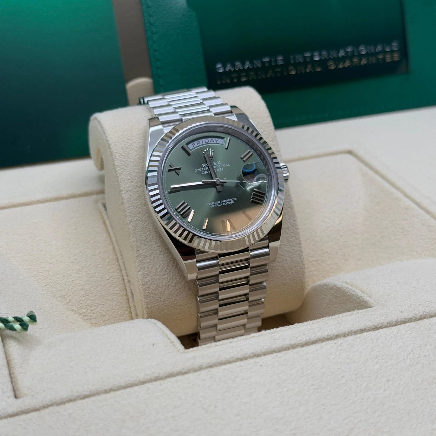 Rolex Day-Date Olive Roman