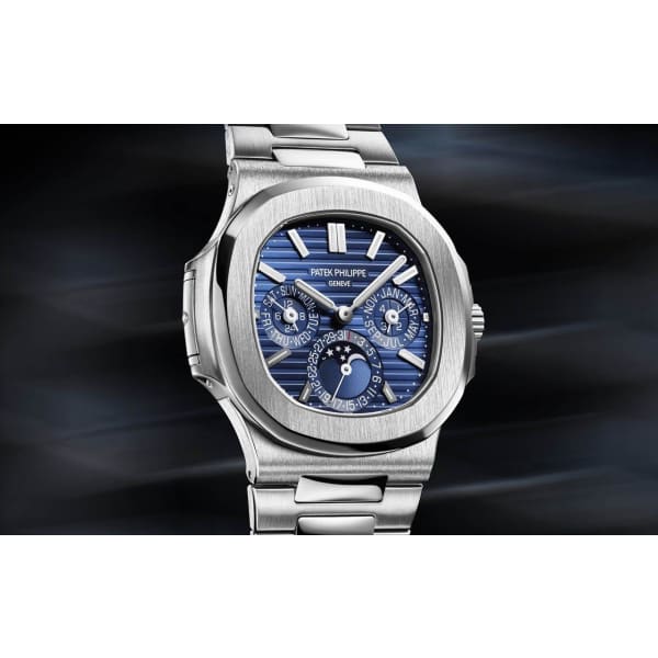Patek Philippe Nautilus White Gold Moon Phase