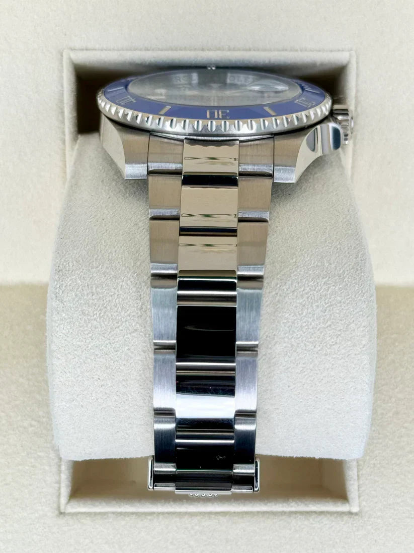 Rolex Submariner Date Or blanc & Bleue