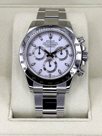 Rolex Daytona Acier Fond Full Blanc