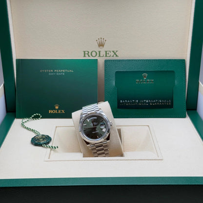 Rolex Day-Date Olive Roman
