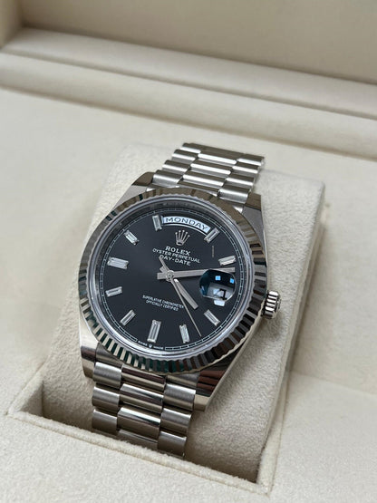 Rolex Day-Date Black Diamonds