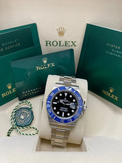 Rolex Submariner Date "The Blueberry" Or blanc