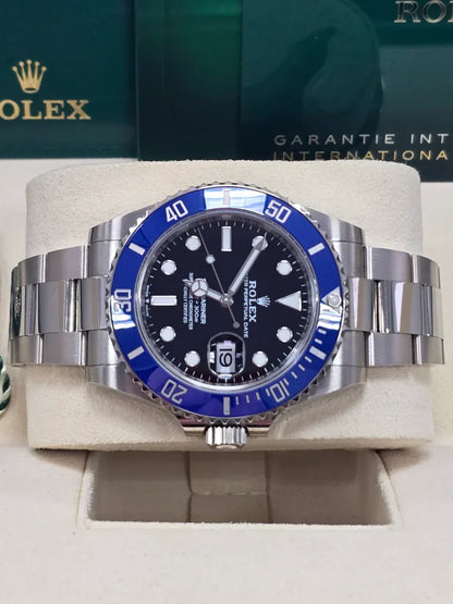 Rolex Submariner Date "The Blueberry" Or blanc