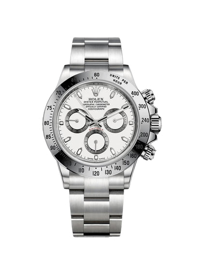Rolex Daytona Acier Fond Full Blanc