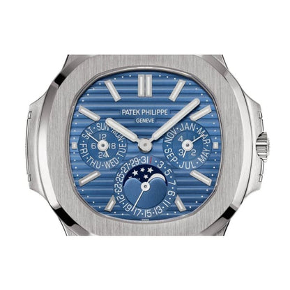 Patek Philippe Nautilus White Gold Moon Phase