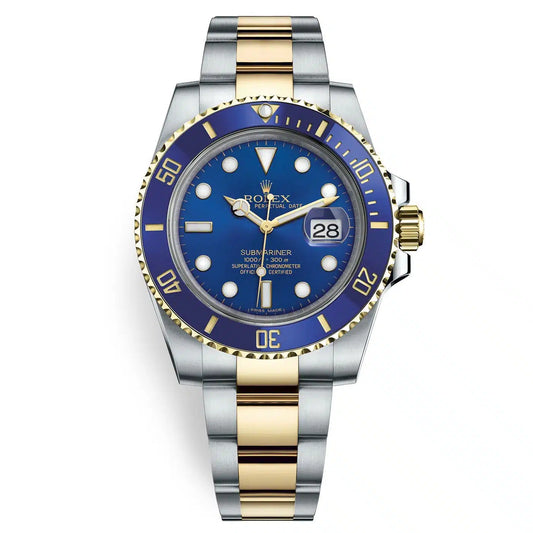 Rolex Submariner Date Or & Bleue