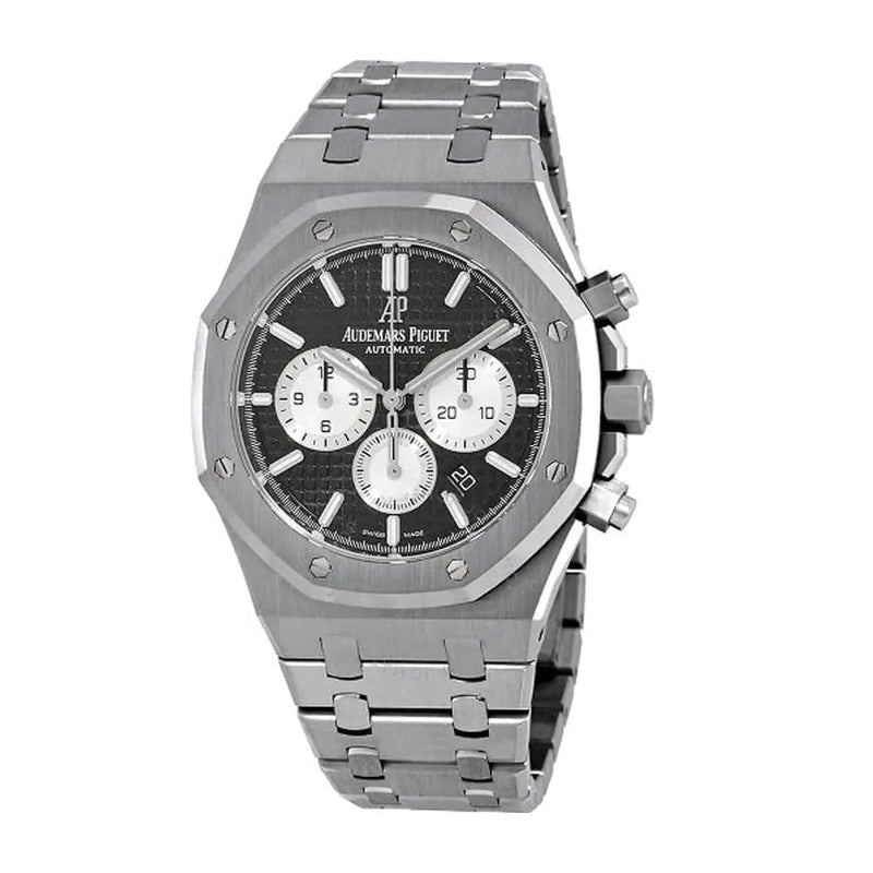 A.P Royal Oak Chronograph Watch-Black Dial 41mm