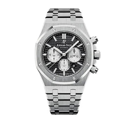 A.P Royal Oak Chronograph Watch-Black Dial 41mm