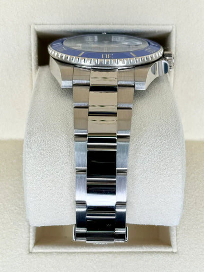 Rolex Submariner Date Or blanc & Bleue