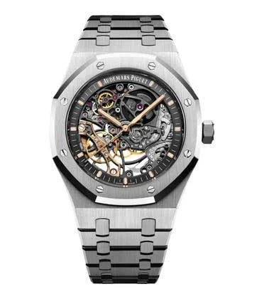 Audemars Piguet Royal Oak Double Balance Wheel Openworked 15407ST.OO.1220ST.01 Acier Squeletté